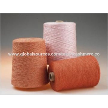 semi worsted cashmere silk yarn for knitting machine China Manufacturer