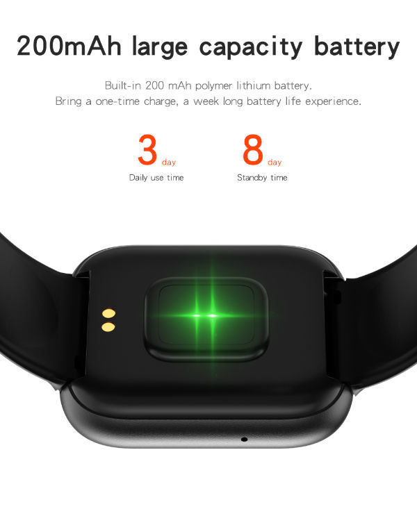 2019 Homens Mulheres À Prova D 'Água T80 Relógio Inteligente Bluetooth  Smartwatch Monitor de Frequência Cardíaca Rastreador de Fitness pk P70 P68 Plus  P80 B57