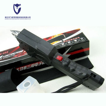 China Anti-Riot Stun Baton with LED Light Stun Guns on Global Sources ...