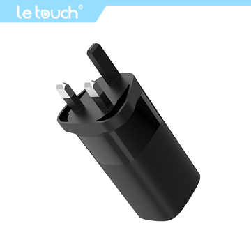 65W GaN-Wandladegerät für Laptops, Tablets und Telefone, Kompakter Schnellladeadapter mit UK-Stecker
