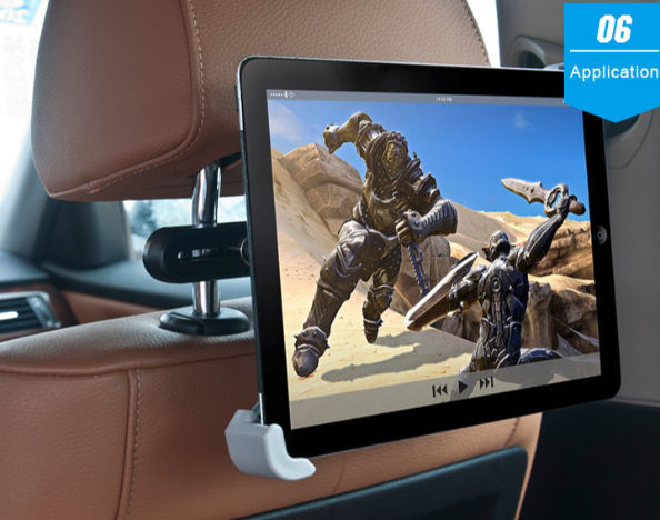China New Clamp Design Universal Car Back Seat Headrest Mount Holder ...