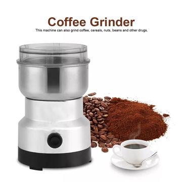 Stainless Steel Grain Grinder Coffee Grinder Nuts Beans Grains Mill Herbs  Electric Grinding Machine for kitchen