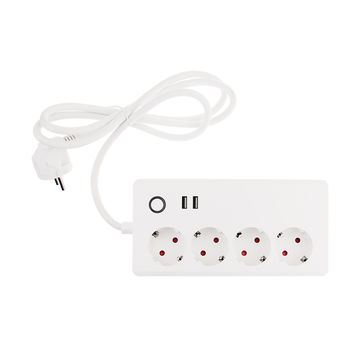 Smart Power Strip WiFi Surge Protector Multi-Sockets, APP Remote Control  enchufe intelignte, Works With  Alexa and Google