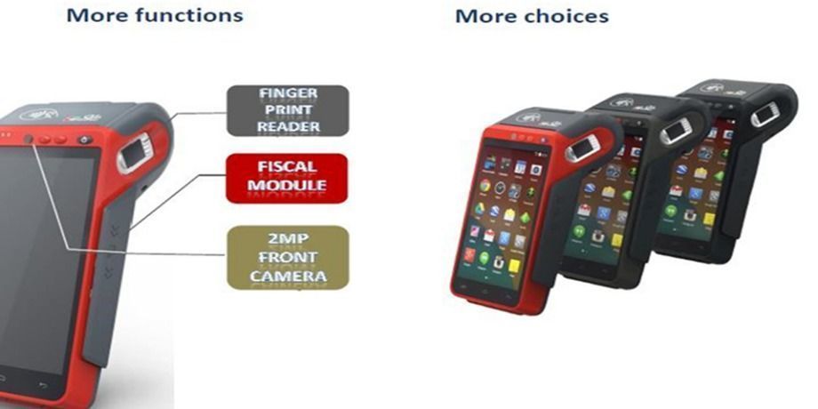 Handheld Smart POS system terminal With GPS Wifi Bluetooth supporting ...
