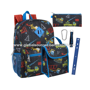 Buy Wholesale China Boy's 6 In 1 Backpack Set With Lunch Bag