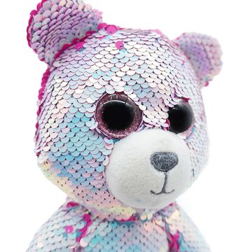 Buy Wholesale China Glitter Big Eyes Plush Rainbow Color Unicorn