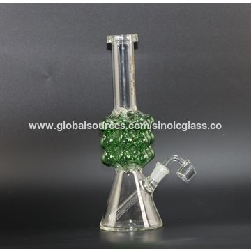 El vidrio del triángulo Bong con el agua de cristal de 28 pulgadas Bongs claro y el vidrio azul oscuro Bongs el banger del cuarzo