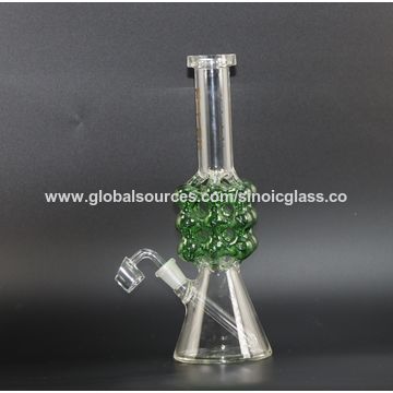 El vidrio del triángulo Bong con el agua de cristal de 28 pulgadas Bongs claro y el vidrio azul oscuro Bongs el banger del cuarzo