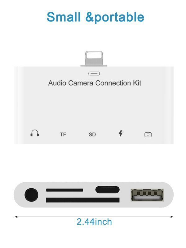 China Lightning Audio Camera Connection Kit 5 In 1 For Iphone And Ipad On Global Sources Camera Connection Kit Multifunction Camera Connection Kit Camera Connection Kit For Iphone