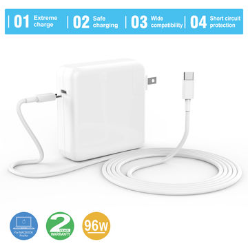 Cargador Adaptador Pared USB-C 96W Original Apple - Blanco para Macbook Pro  16 pulgadas, Macbook Air 2020, Macbook 12 pulgadas Retina - Spain