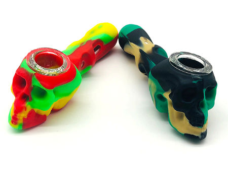 Portable Silicone Pipe Smoker Pipe Herb Unbreakable Silicone Tube Toba-cco Weed 