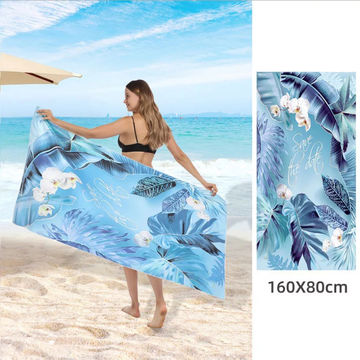 Sublimation Printed Microfiber Towel Swimming Pool Sports Bath Beach Towel  - China Round Beach Towel and Bath Towel price