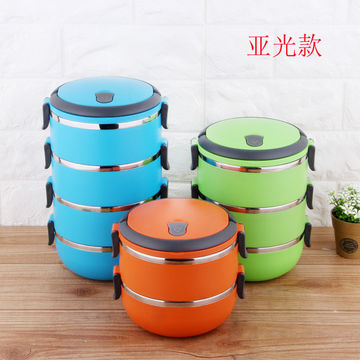 Capacity of 800ml square kitchen glass lunch box with silicone