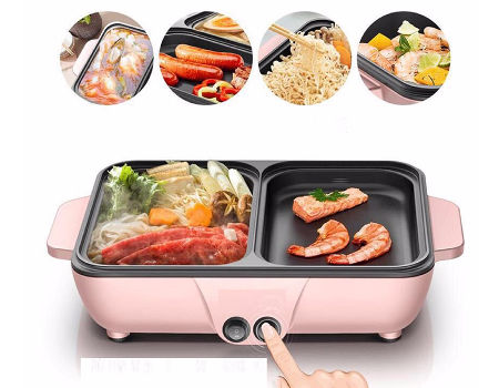 electric grill with hot pot, electric grill with hot pot Suppliers