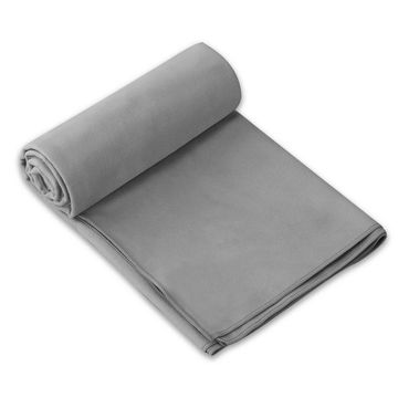 Small Cotton Fitness Towel - Grey