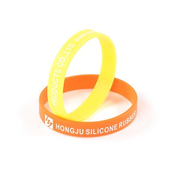 Bracelets en silicone avec logo personnalisé phosphorescents, fabriqués sur mesure pour B2B