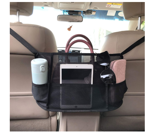 Advinced Car Net Pocket Handbag Holder Between Car Seat Storage Organizer Mesh