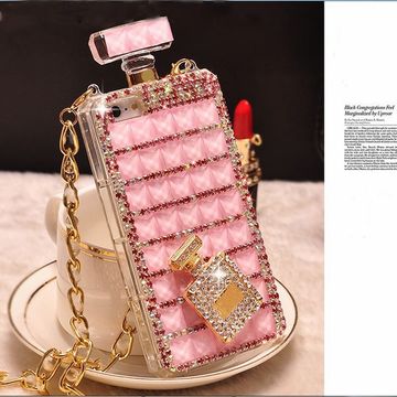 Buy Wholesale China Bling Diamond Crystal Perfume Bottle Phone Case For  Iphone Xs Max 12 Pro Max With Chain & Case For Iphone at USD 5