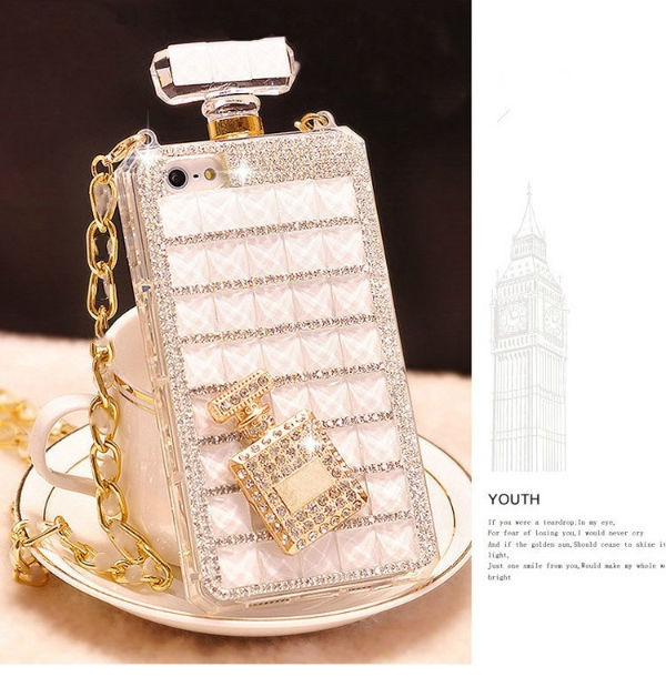 Bling Diamond Crystal Perfume Bottle Phone Case For Iphone Xs Max 12 Pro Max With Chain Transparent Phone Case Leather Phone Cases R Phone Cases Buy China Case For Iphone On