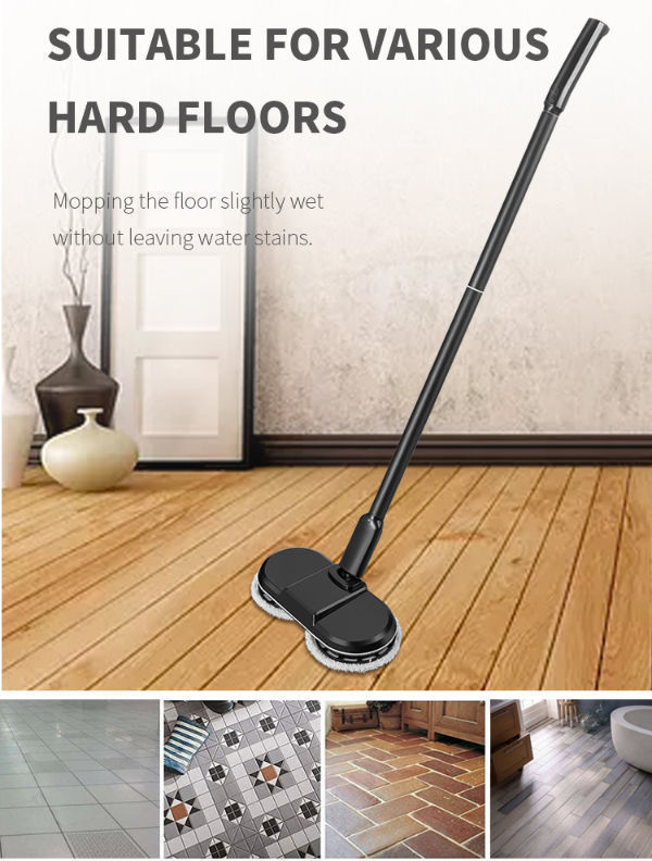 Mop Electric Cleaner Head Vacuum, Electric Mops For Tile Floors