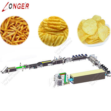 Potato Processing Machines for Making Potato Chips & French Fries