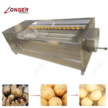 Automatic Electric Root Vegetable Potato Ginger Peeler Machine - China  Potato Peeling Machine, Vegetable Washer