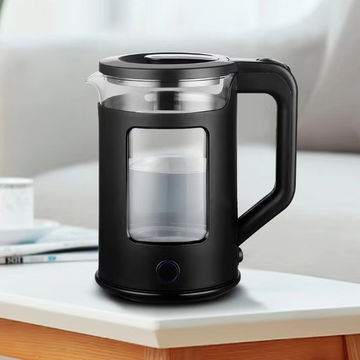 0.8L Portable Led Blue Light Glass Tea Maker OEM Household