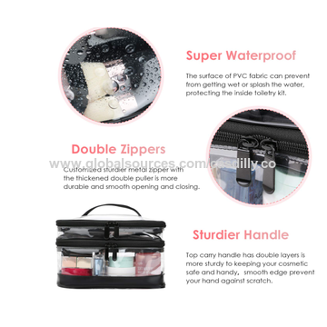 Buy Wholesale China Clear Makeup Bag Organizer - Multifunction Large  Waterproof Portable Travel Makeup Cosmetic Bags & Clear Makeup Bag,cosmetic  Bags,toiletry Bag at USD 1.65