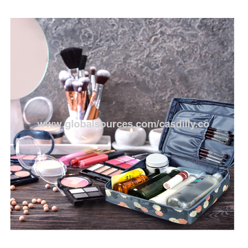 Neceser de viaje – Pequeño organizador portátil de cosméticos para hombres  y mujeres, maquillaje, artículos de tocador, accesorios de higiene, kit de