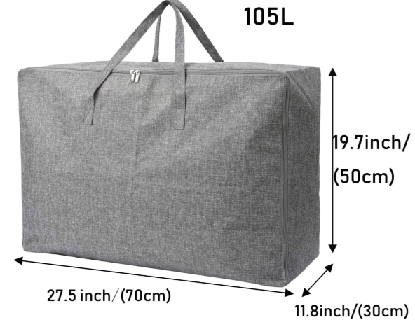 Large storage discount bags with handles