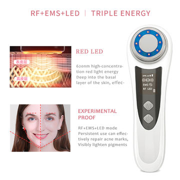 China RF Skin Care Radio frequency beauty instrument Facial LED Photon ...