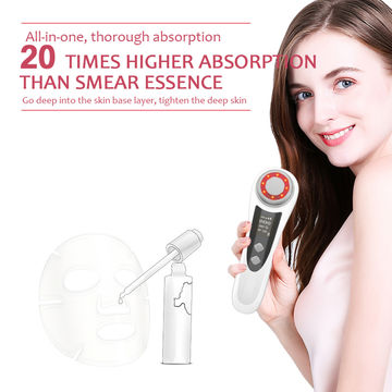 China RF Skin Care Radio frequency beauty instrument Facial LED Photon ...