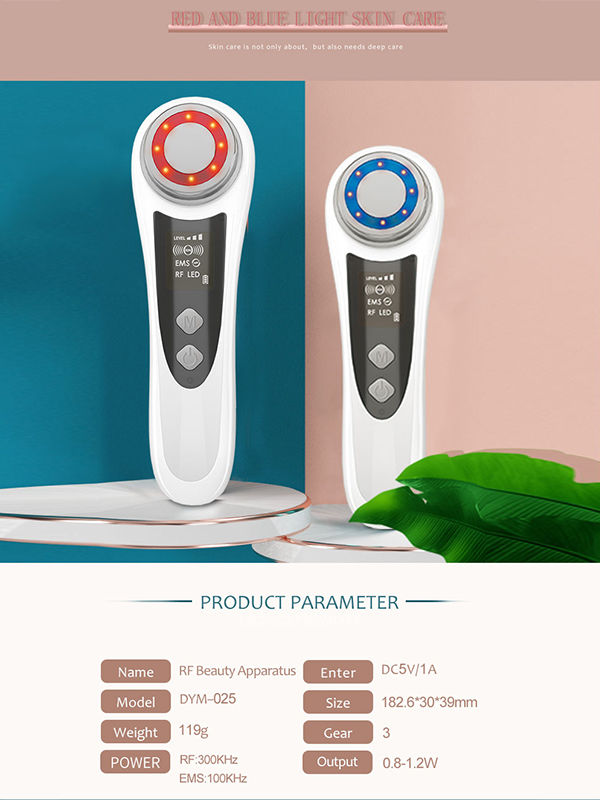 China RF Skin Care Radio frequency beauty instrument Facial LED Photon ...