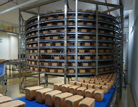 Spiral Cooling Conveyor System 