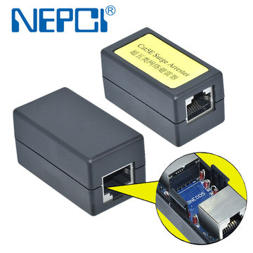 Protector contra sobretensiones CAT5E STP XJY-LA-03, conector modular Keystone blindado RJ45 hembra a hembra, SPD