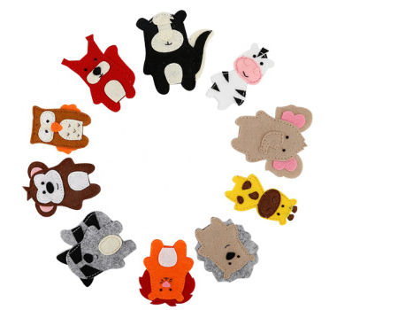 Buy Wholesale China Hottest Mini Story Time Role Play Finger Dolls Props  Felt Toys 10pcs Different Cartoon Animal Finger & Finger Puppet at USD   | Global Sources