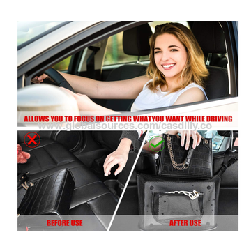 Car Handbag Purse Holder Between Seats, Car Seat Organizer Seat