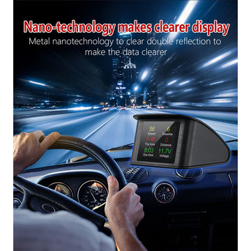 Wiiyii 5 Inch Large Screen F9 OBD GPS Navigation Hud Head up Display  Universal Car OBD Smart Gauge - China Car Gauge, Trip Computer