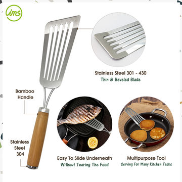 Chun Bamboo Curved Spatula - HPG - Promotional Products Supplier