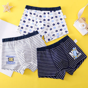 Buy Wholesale China Children Boys Kids Briefs Cotton Printed Boxers Boy  Briefs Kids Underwear Cotton Boxer Briefs & Boy's Boxer at USD 1