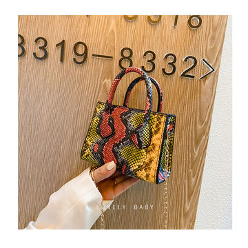 Mini Fashion Snake Print Bag