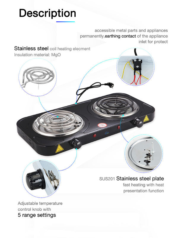 Buy Wholesale China Small Size 500w Single Hot Plate Electric Spiral Hotplate  Stove & Small Size at USD 4.2