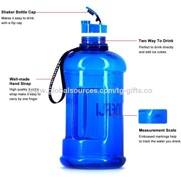 Compre 2.2l Half Gallon Grande Capacidade Garrafa De água