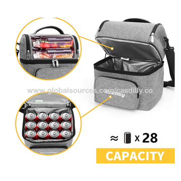 Large Capacity Cooler Bag Waterproof Oxford Portable Thermal Lunch Bags  Insulated Freezer Bag Camping Picnic Food Storage Bag