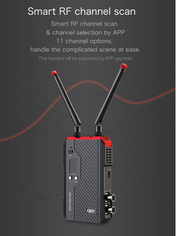 China Cvw Swift800 PRO HDMI&SDI Wireless HD Video Transmission on Global Sources,Transmitter and