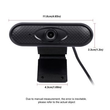 Webcam USB 2.0 Webcam 1080P 60fps Web Camera With Microphone Web Cam For PC  Computer Laptop Mini Camera