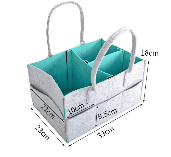 Buy Wholesale China 2021 Felt Diaper Bag Portable Custom Felt Baby Diaper  Caddy Mommy's Bag Organizer With Changing Pad & Casual Bag at USD 2.5