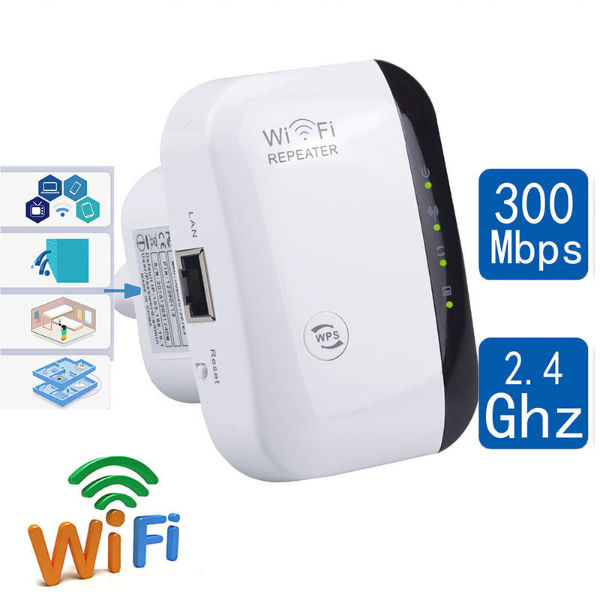 300Mbps Plug-In Wifi Repeater Booster