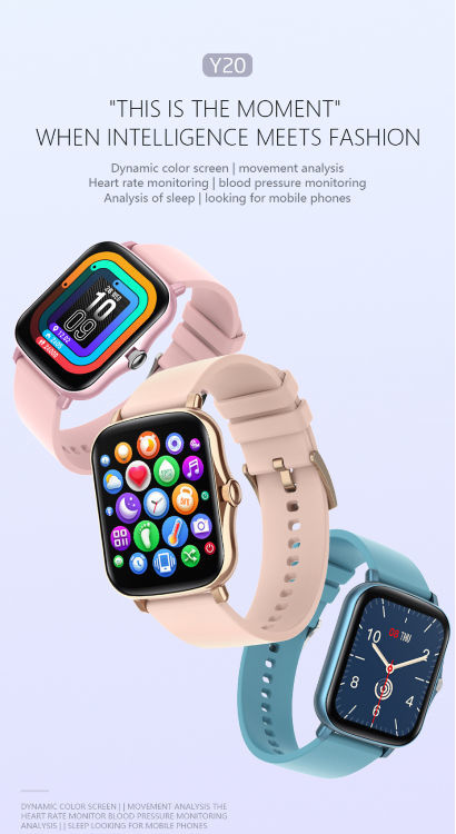 2021 New Smart Watch Y20 Waterproof Sport Smart Bracelet Heart Rate Blood  Pressure Sleep Monitor, Y20 Smart Bracelet Smart Watch Sport Sport Smart  Bracelet - Buy China Smart Watch Y20 on Globalsources.com