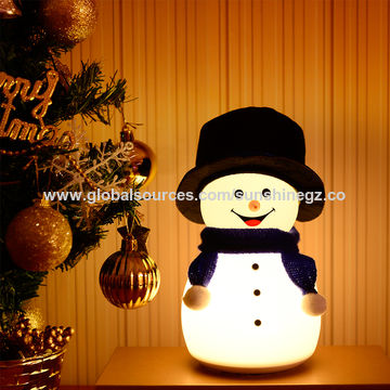 Décoration de Noël Bonhomme de neige Père Noël Ficelle Guirlande lumineuse  pour la maison Ornements de Noël Cadeaux Nouvel An
